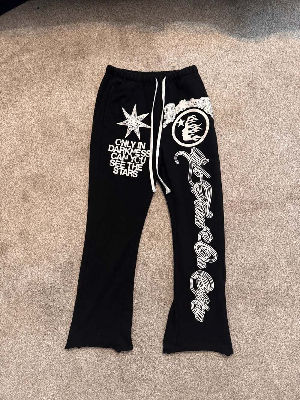 Hellstar Studios "Only In Darkness" Black Sweatpants